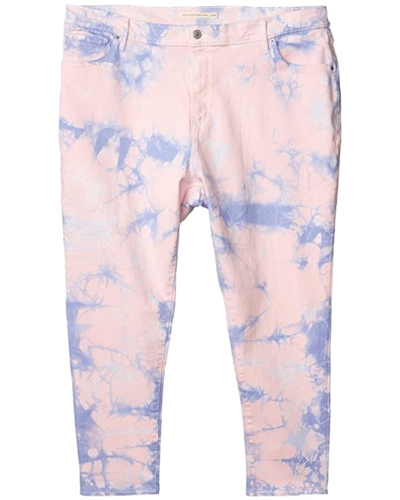 Front of a size 20W Levi's Women's 721 Printed High-Rise Skinny Ankle Jeans Assorted 20W in Multi by Levi's. | dia_product_style_image_id:306703